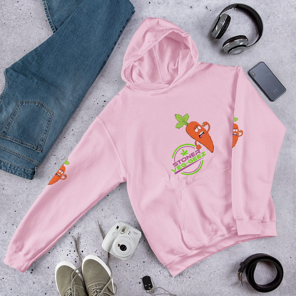 Stoner Veg-geez Carrot Hoodie