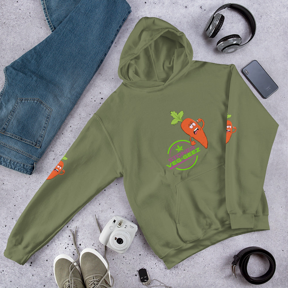 Stoner Veg-geez Carrot Hoodie