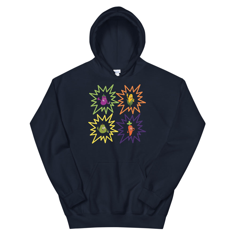 Stoner Veg-geez Explosion Unisex Hoodie