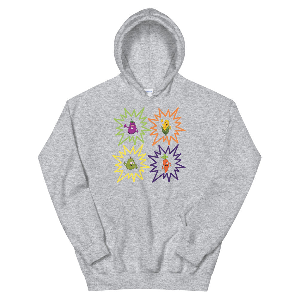 Stoner Veg-geez Explosion Unisex Hoodie