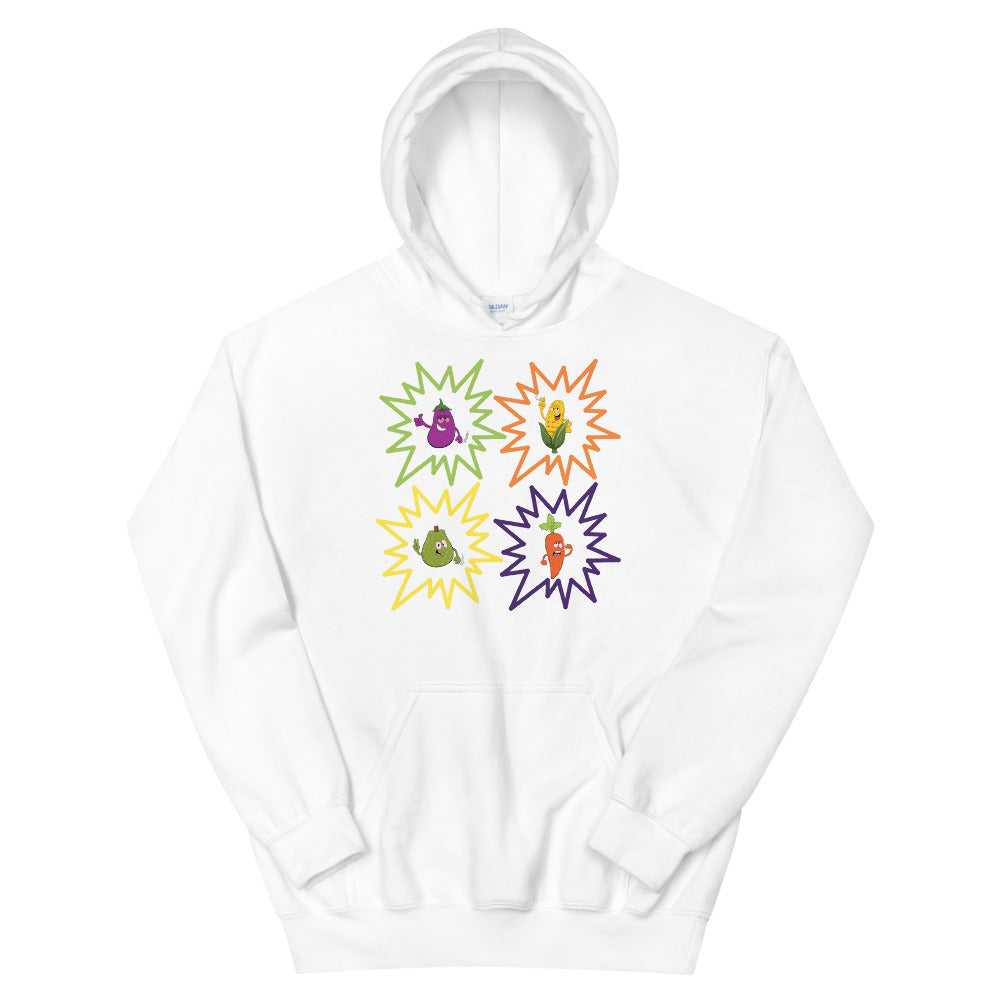 Stoner Veg-geez Explosion Unisex Hoodie