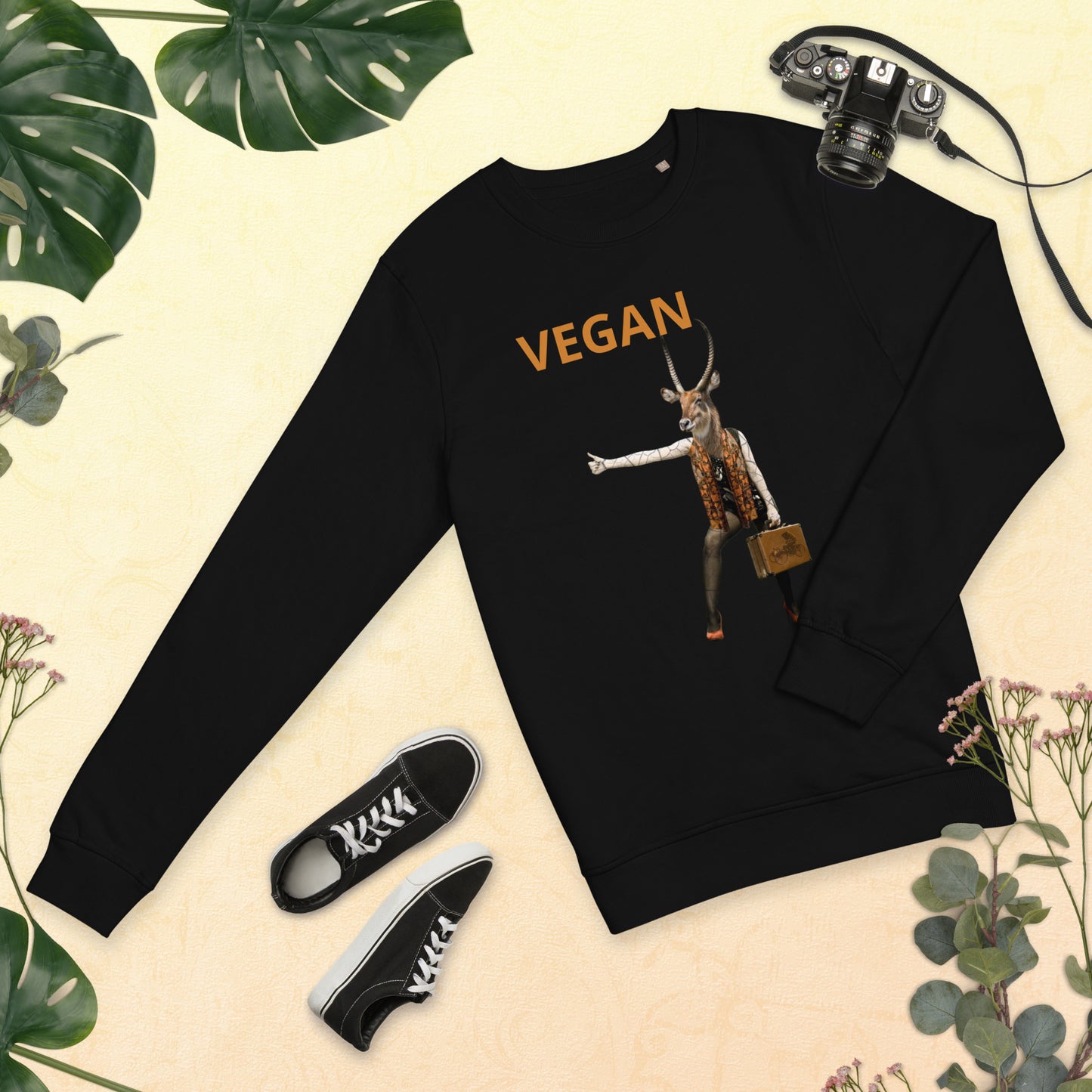 Vegan Unisex Organic Sweatshirt