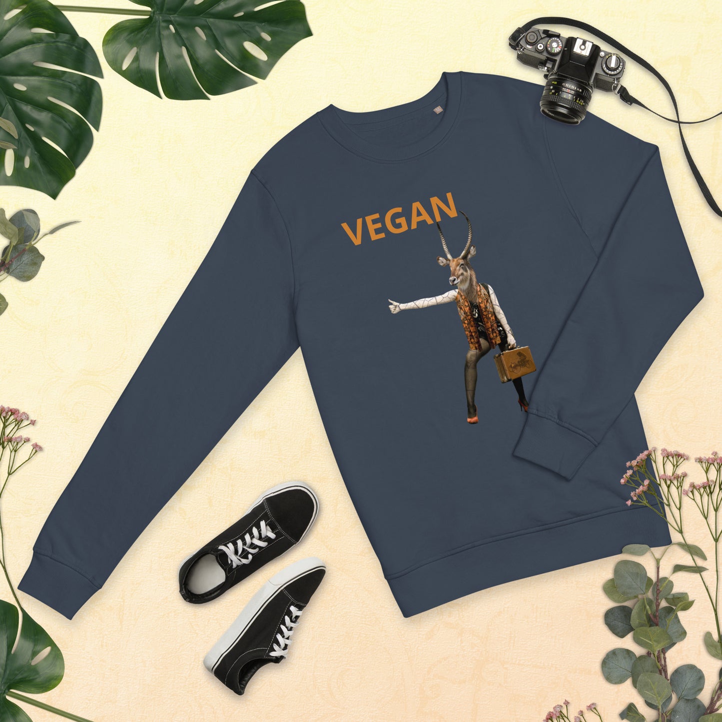 Vegan Unisex Organic Sweatshirt