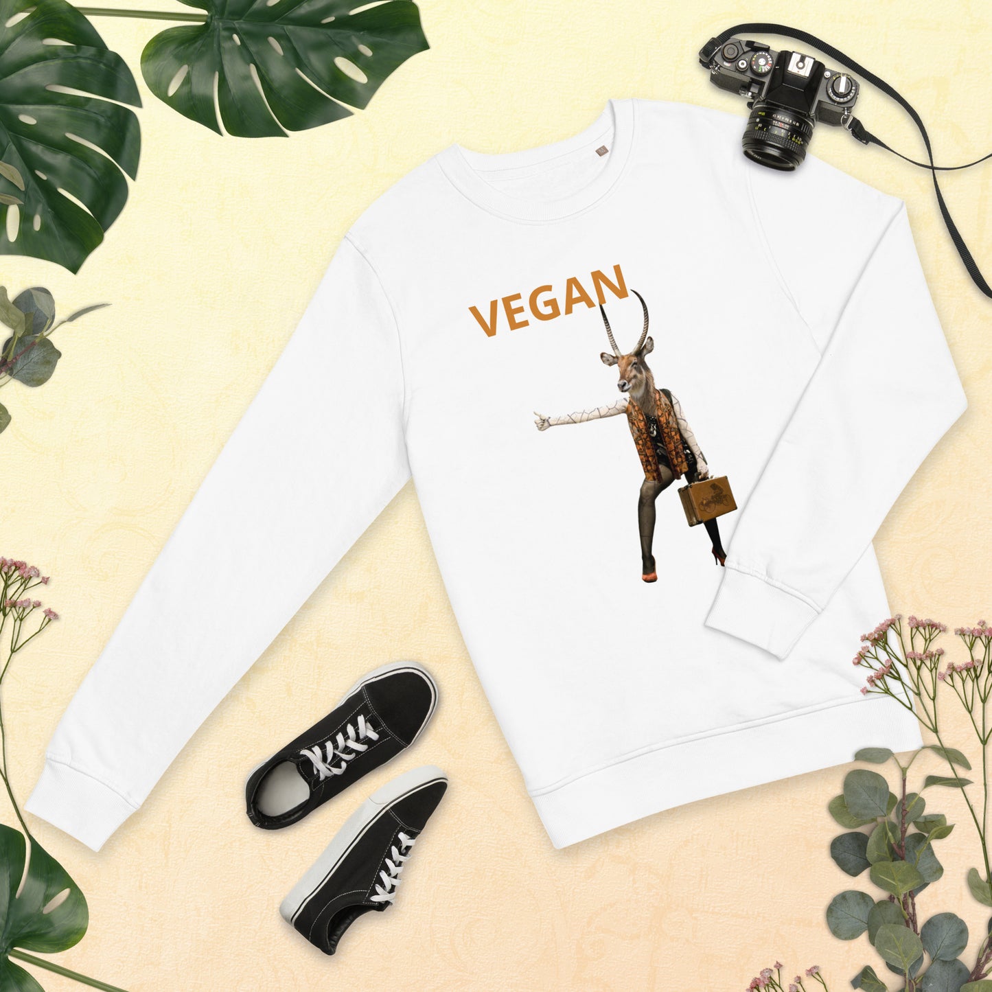 Vegan Unisex Organic Sweatshirt