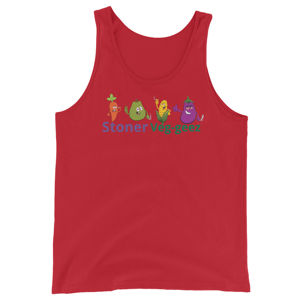 Stoner Veg-geez Unisex Tank Top