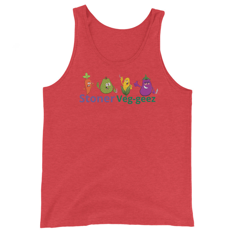 Stoner Veg-geez Unisex Tank Top