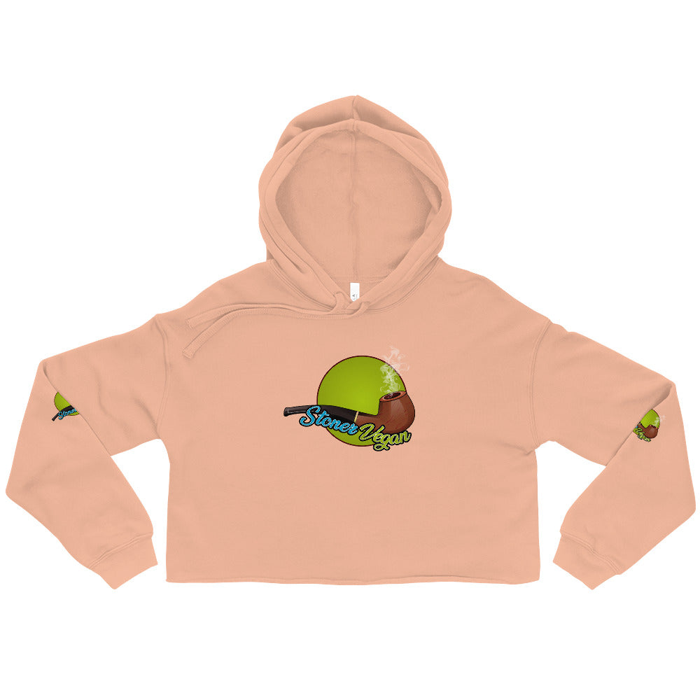 Stoner Vegan Crop Hoodie